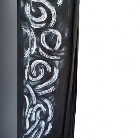 ROCK ‘N KARMA Abstract Side Slits Maxi Tunic Dress Size S - Picture 6 of 14